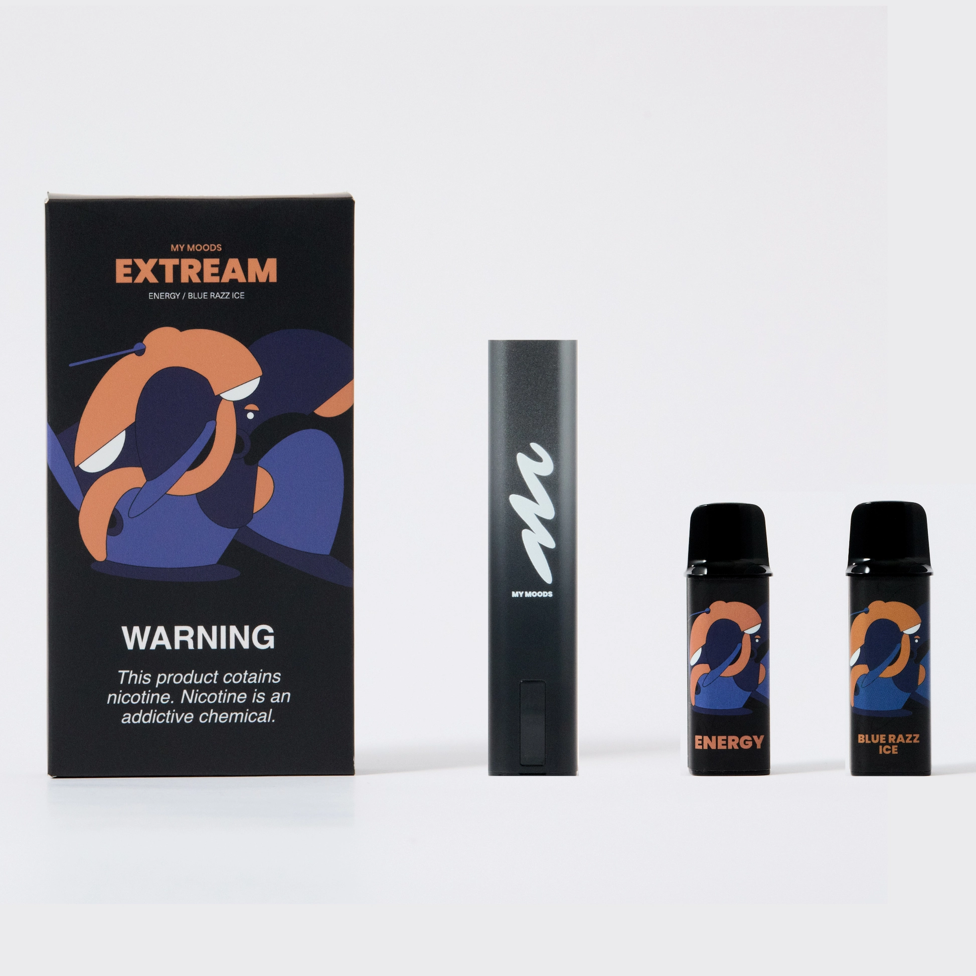 【人気No.1 スターターキット】NICOTINE3%POD×2 + MyMoods PEN