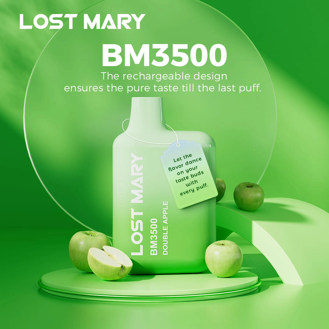 LOSTMARY BM3500 DOUBLE APPLE(ノンニコチン)